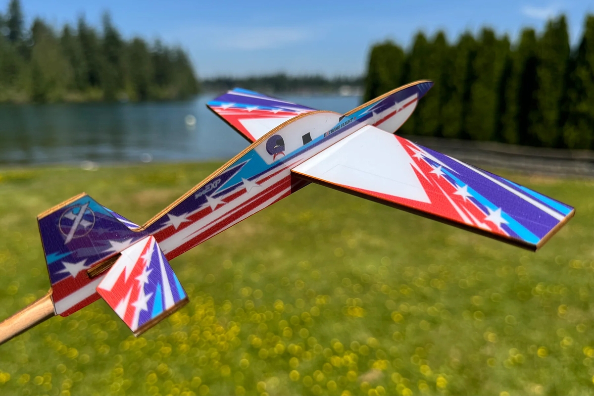 Stick plane - Extra 300 Modrá
