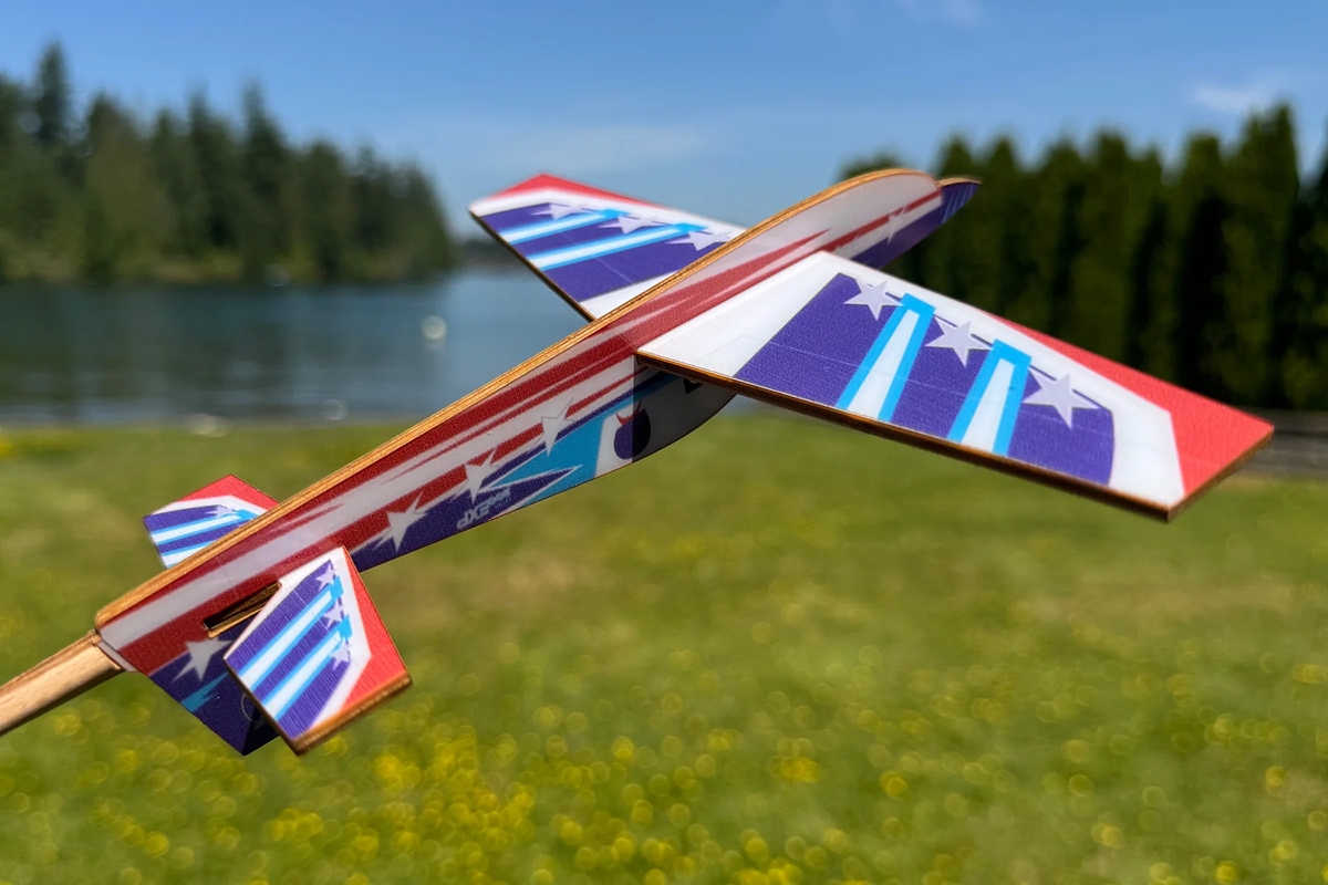 Stick plane - Extra 300 Modrá
