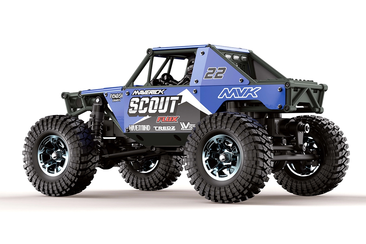 Scout-24 Flux Rock Crawler 1:24 – modrý