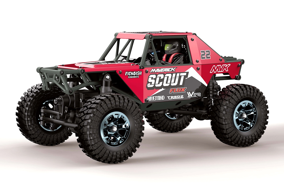 Scout-24 Flux Rock Crawler 1:24 – červený