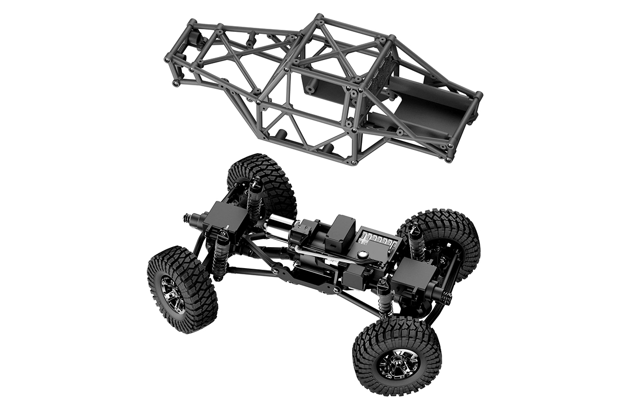 Scout-24 Flux Rock Crawler 1:24 – červený
