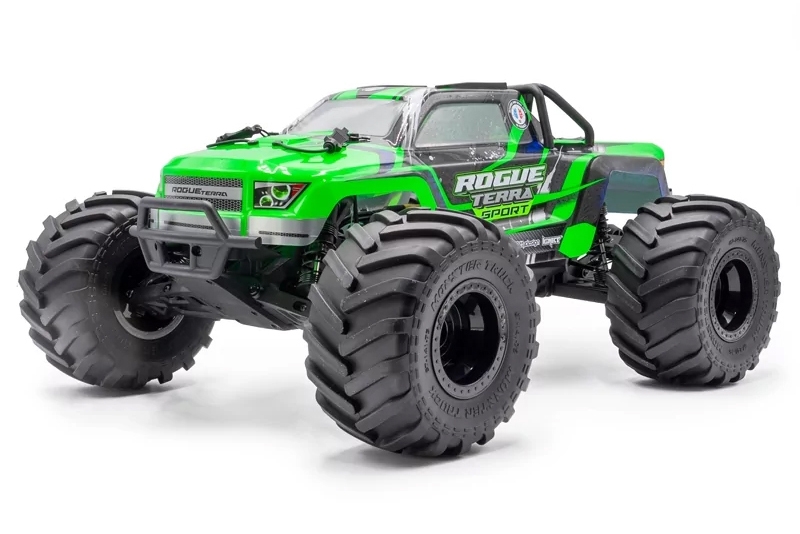 ROGUE TERRA SPORT RTR Brushless Monster Truck 4WD (15kg servo), zelená