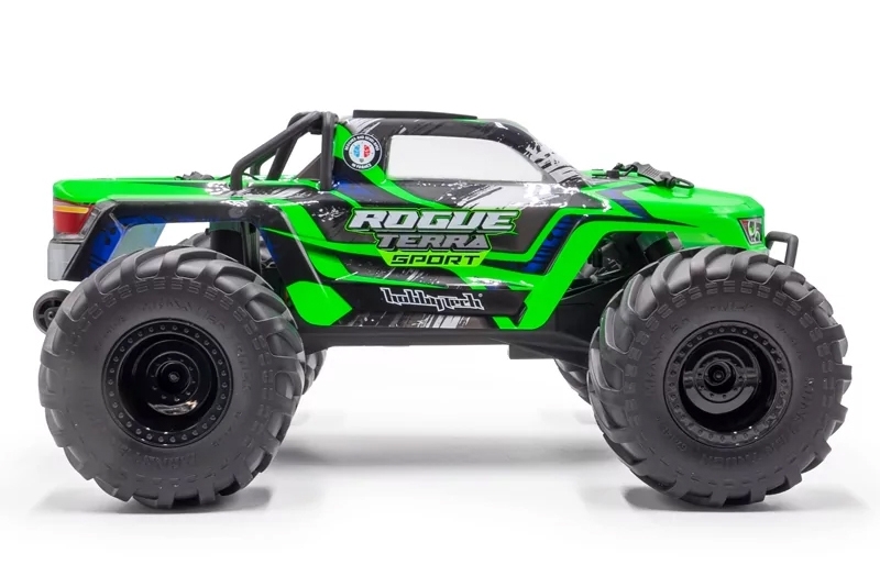 ROGUE TERRA SPORT RTR Brushless Monster Truck 4WD (15kg servo), zelená