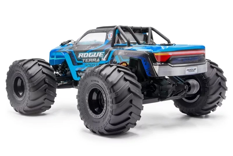 ROGUE TERRA SPORT RTR Brushless Monster Truck 4WD, modrá + akumulátor a nabíječ