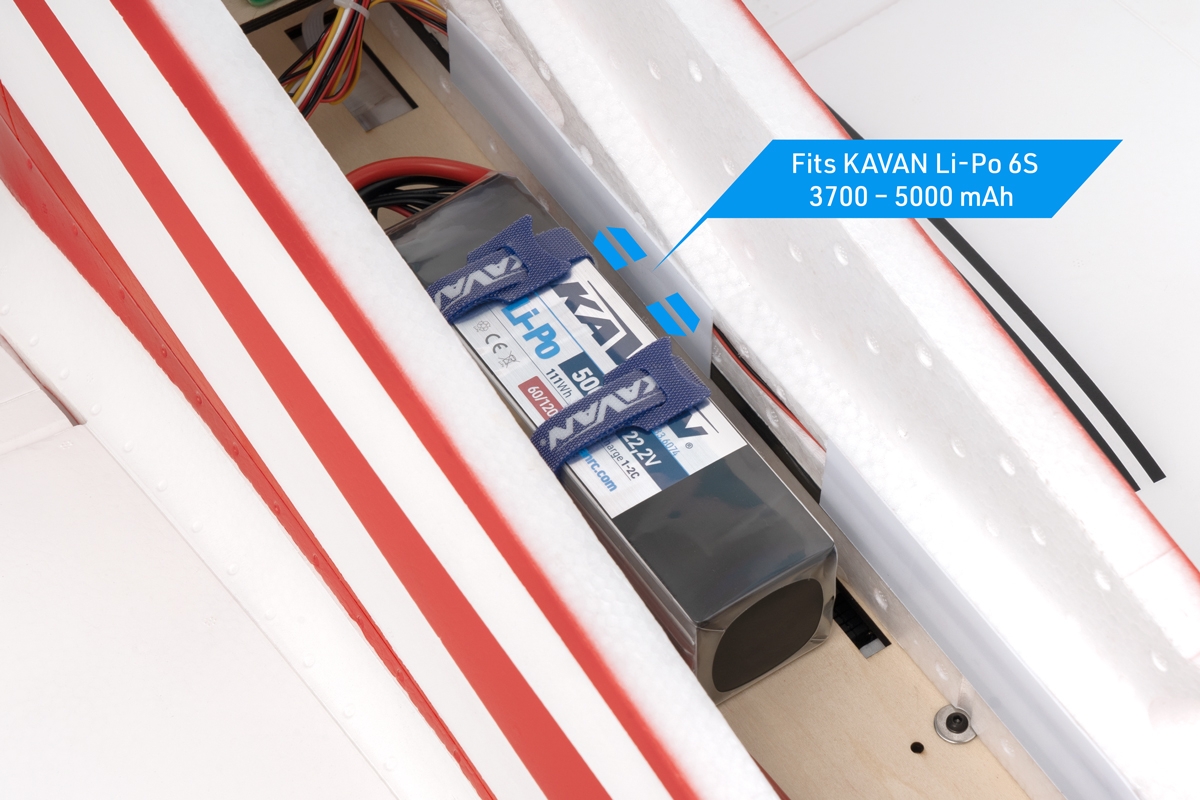 KAVAN Pilatus PC-21 1450mm ARF - červená