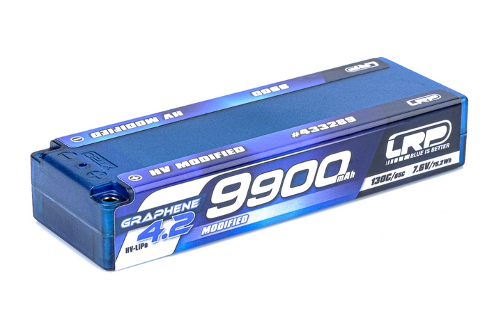 HV Ultra LCG Modified GRAPHENE-4.2 9900mAh Hardcase aku - 7.6V LiPo - 130C/65C