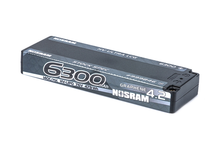 HV Ultra LCG Stock Spec GRAPHENE-4.2 6300mAh Hardcase aku - 7.6V LiPo - 145C/70C