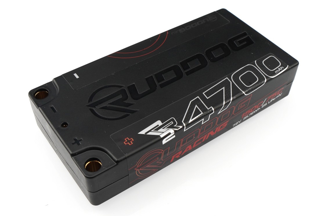 RUDDOG Racing RR2 4700mAh 150C/75C 7.6V 18,5mm LCG Short Stick Pack LiPo-HV akumulátor