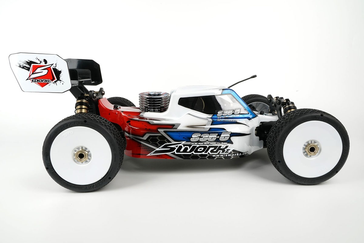 SWORKz S35-5 1/8 PRO Nitro Buggy stavebnice